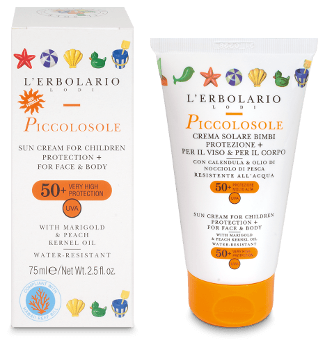 L'Erbolario Piccolosole Kinder-Sonnencreme LSF 50+ 75 ml