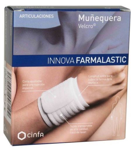 Farmalastic Innova Klettverschluss-Armband, Beige, T/PM
