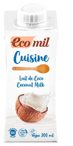 Ecomil Bio-Kokosmilch zum Kochen 200 ml