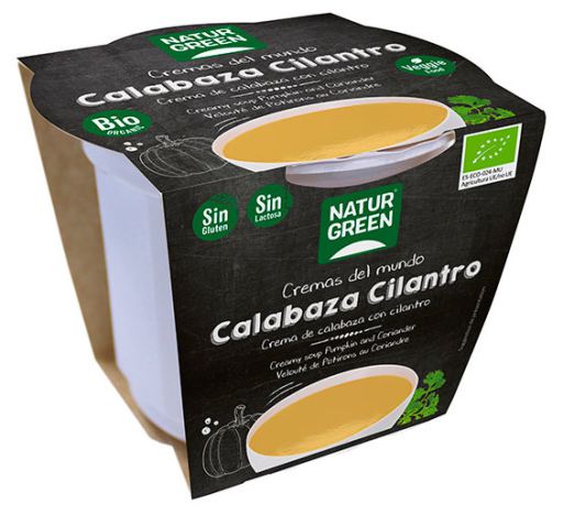 Naturgreen Suppe cremiger K&uuml;rbis und Koriander Bio 310 ml