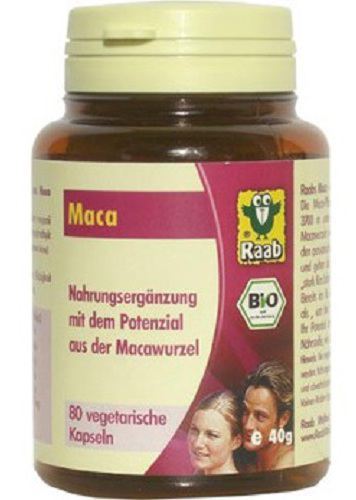 Raab Reine Bio-Maca, 80 Kapseln