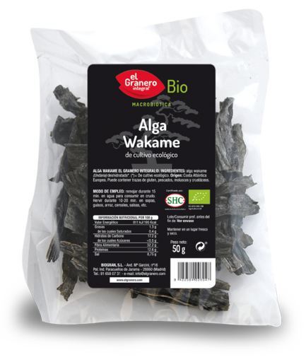El Granero Integral Wakame-Algen 50 Gramm