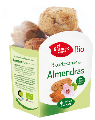 El Granero Integral Handwerkliche Kekse mit Mandeln 250 Gramm
