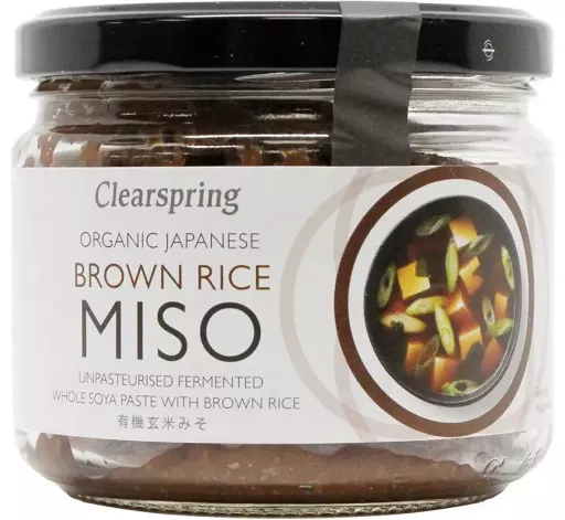 Clearspring Genmai nicht pasteurisiertes Miso 300 gr