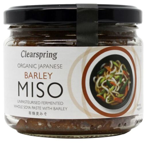 Clearspring Bio-Mugi-Miso (Gerste, Glas) unpasteurisiert 300 g