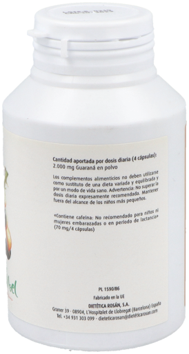 Guarana 500 mg 120 Kapseln