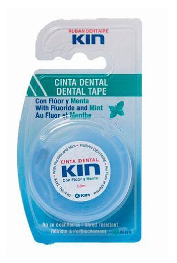 Menthol Dental Tape mit Fluorid 50 m