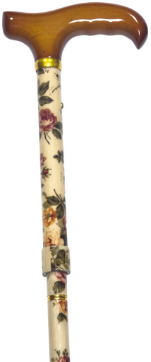 Garcia 1880 Klappkr&uuml;cke, Stoff mit Blumen