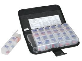 Anota Weekly Record Pill Box 4 Shots mit Etui