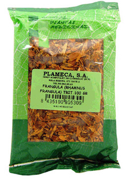 Zerkleinerte Frangula