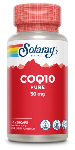 Solaray Reines Coenzym CoQ-10 30 mg 30 pflanzliche Kapseln