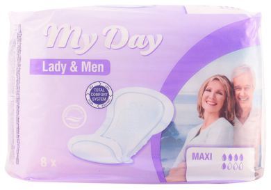 My Day Lady & Man Maxi Inkontinenzkompressen 8 uds