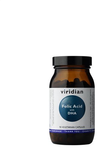 Viridian Fols&auml;ure mit DHA 90 Gem&uuml;sekapseln