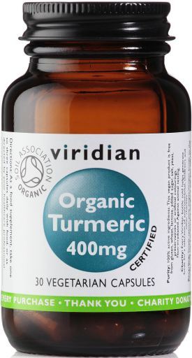 Viridian Bio-Kurkuma 400 mg 30 pflanzliche Kapseln