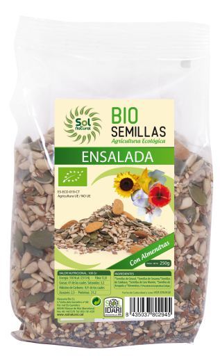 Mischen Sie Samen f&uuml;r Bio-Salate 250 gr