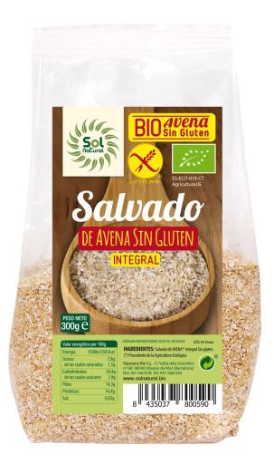 Haferkleie Glutenfrei Bio 300 gr