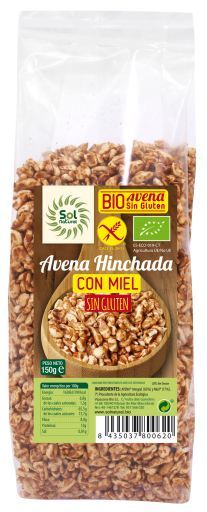 Puffreis mit Honig Glutenfrei Bio 150 gr