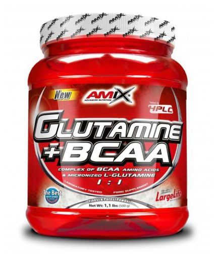 Amix Glutamin + BCAA Beeren 500 gr