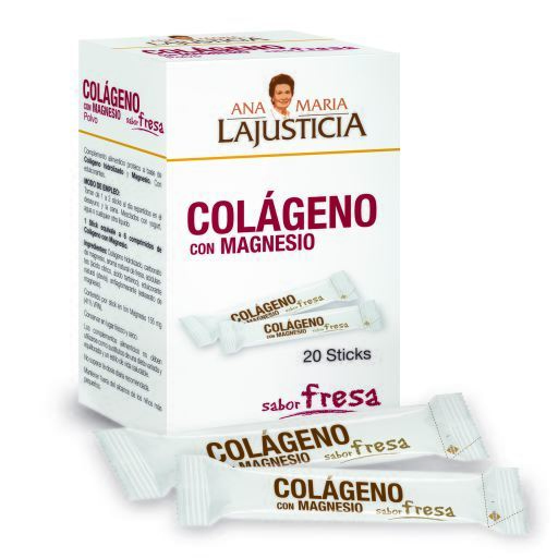 Ana Mar&iacute;a Lajusticia Kollagen mit Magnesium, Erdbeergeschmack, 20 Beutel