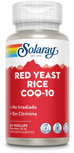 Solaray Roter Hefereis Q10 60 Gem&uuml;sekapseln