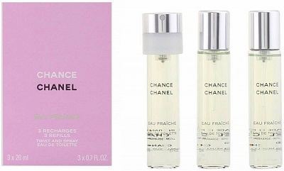 Chance Eau Fraiche Eau de Toilette Nachf&uuml;llpackung 3x Zerst&auml;uber 20 ml