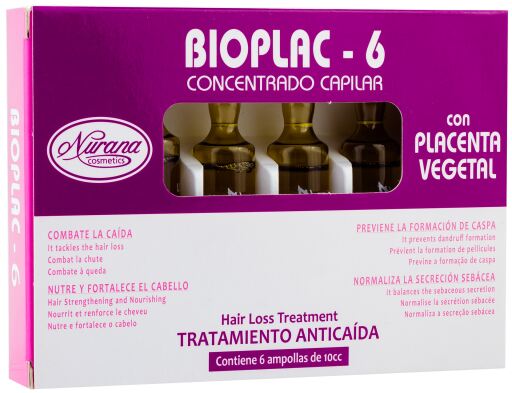 Nurana Bioplac6 Haarausfallbehandlung 6 Ampullen
