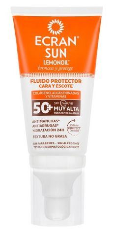 Ecran Sunnique Solar Gesichtsfl&uuml;ssigkeitscreme LSF 50+ 50 ml