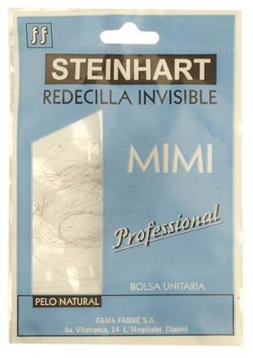 Mimi Unsichtbares Netz (Naturhaar) Grau