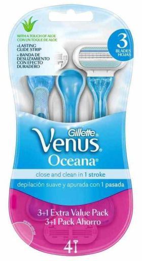 Gillette Venus Einwegmaschinen Venus Oceana 4-tlg