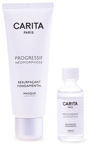 Carita Paris Peeling-Maske 75 ml + Fondamentum Resurfarant Serum