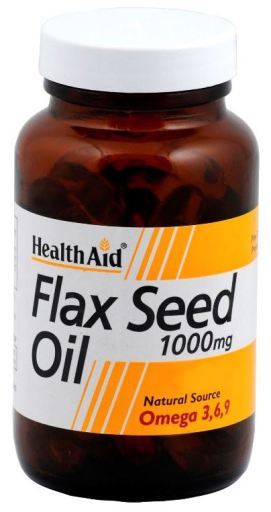 HealthAid Lein&ouml;l 1000 mg 60 Kapseln