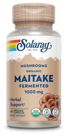 Solaray Maitake 500 mg 60 pflanzliche Kapseln