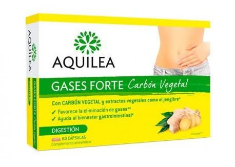 Aquilea Gases Forte Carbon Vegetal 60 Kapseln