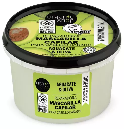 Organic Shop Avocado-Oliven-Reparatur-Haarmaske 250 ml