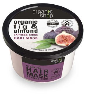 Organic Shop Feigen- und Mandel-Express-Glanz-Haarmaske 250 ml