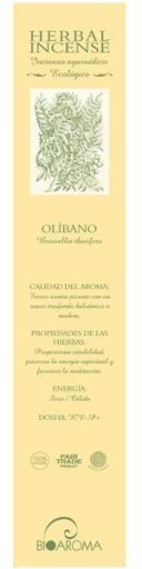 Bioaroma Olibano Bio-R&auml;ucherst&auml;bchen 12 St&auml;bchen