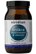 Viridian Viridikid Mulivit und Mineralien Mini 90 Vegetarische Kapseln
