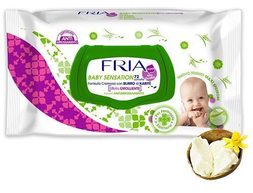 Fria Baby Sensation Emollient Wipes 72 Einheiten