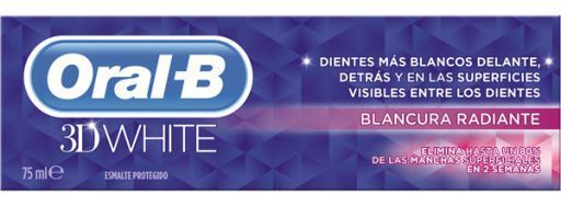 Oral-B Dental 3d White Strahlendes Wei&szlig; 75 ml