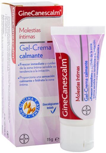 Bayer GineCanescalm Gel-Creme zur Linderung von Reizungen 15 gr