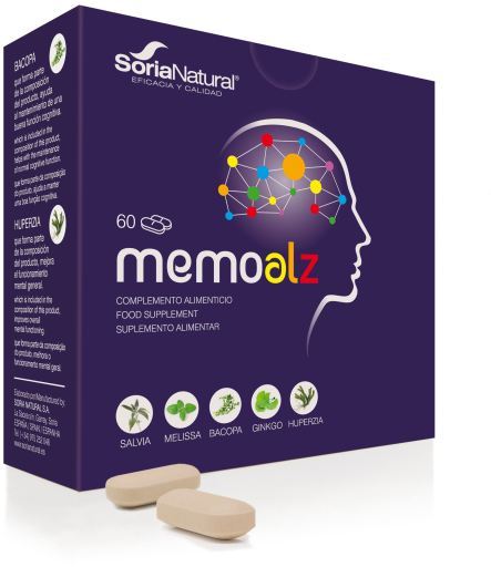 Soria Natural Memoalz 60 Tabletten 1100 mg