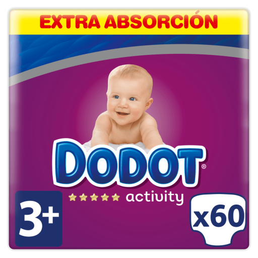 Dodot Aktivit&auml;t Extra Windeln Gr&ouml;&szlig;e 3 mit 60 Einheiten