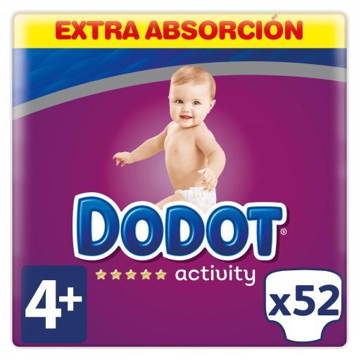 Dodot Activity Extra Windeln Gr&ouml;&szlig;e 4 mit 52 Einheiten