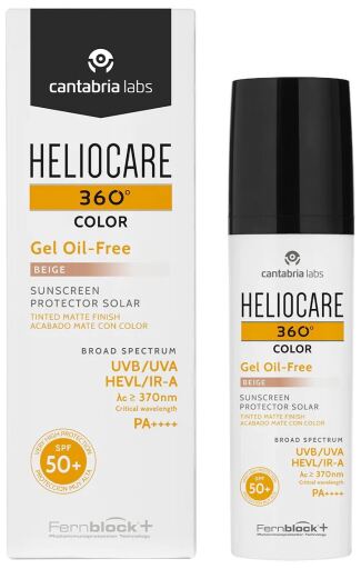 Heliocare 360 Farbgel &Ouml;lfrei LSF 50+ 50 ml