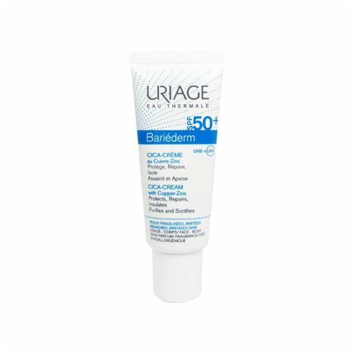 Uriage Bari&eacute;derm Cica Creme mit Cu Zn LSF 50 40 ml