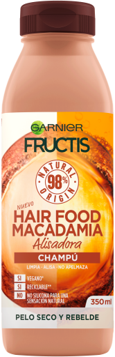 Fructis Fructis Hair Food Macadamia Gl&auml;ttungsshampoo 350 ml