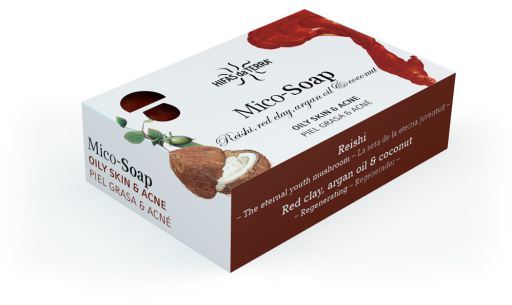 Hifas da Terra Reishi-Seife Argan-Roter Ton und Kokosnuss