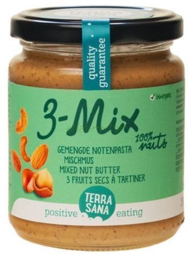 Terrasana 3Mix Erdnussfreie Trockenfruchtcreme 250 gr