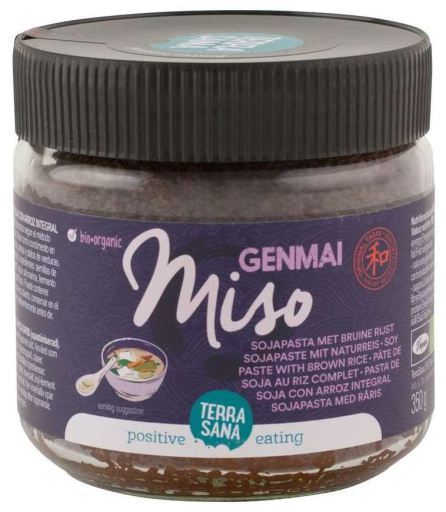 Terrasana Unpasteurisierte Genmai Miso Sojabohnenpaste mit Reis