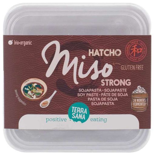 Terrasana Hatcho Miso Strong unpasteurisierte Sojabohnenpaste